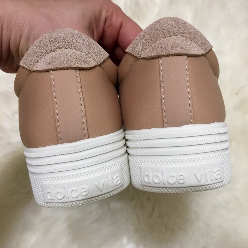 SOLD Dolce Vita Blush Neoprene Sneakers Size 6.5 - Picture 3 of 6